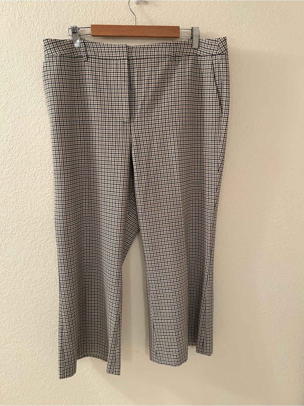 Karl Lagerfeld Black & White Checked Women’s Trousers